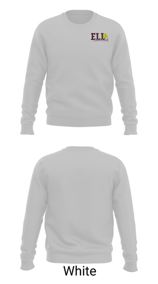 Crew Neck Sweatshirt, Elko Little League, Baseball, Teamtime, Team time, sublimation, custom sports apparel, team uniforms, spirit wear, spiritwear, sports uniforms, custom shirts, team store, custom team store, fundraiser sports, apparel fundraiser
