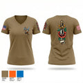 SEABEES 47334680 Women's Short Sleeve V-neck Shirt - 1