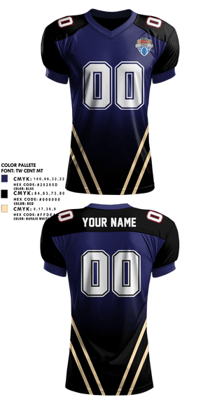 Football Jersey, Idaho FBU Football Team, , Teamtime, Team time, sublimation, custom sports apparel, team uniforms, spirit wear, spiritwear, sports uniforms, custom shirts, team store, custom team store, fundraiser sports, apparel fundraiser