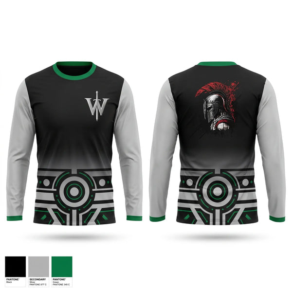Long Sleeve Performance Shirt, Warriors Lair, , Teamtime, Team time, sublimation, custom sports apparel, team uniforms, spirit wear, spiritwear, sports uniforms, custom shirts, team store, custom team store, fundraiser sports, apparel fundraiser