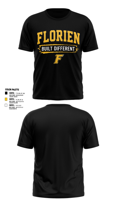 Florien Blackcats Short Sleeve Performance Shirt - 17