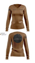 411TH MP CO Women's Long Sleeve V-neck Shirt - 22