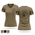 476th EN DET FF Women's Short Sleeve V-neck Shirt - 1