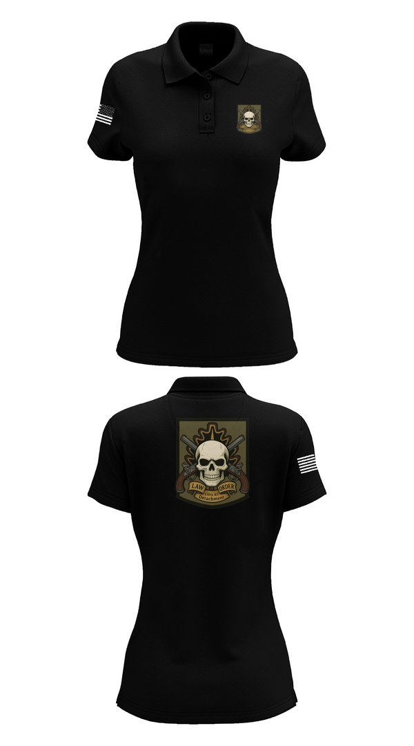 Womens Short Sleeve Performance Polo, 430th MP Detachment, , Teamtime, Team time, sublimation, custom sports apparel, team uniforms, spirit wear, spiritwear, sports uniforms, custom shirts, team store, custom team store, fundraiser sports, apparel fundraiser