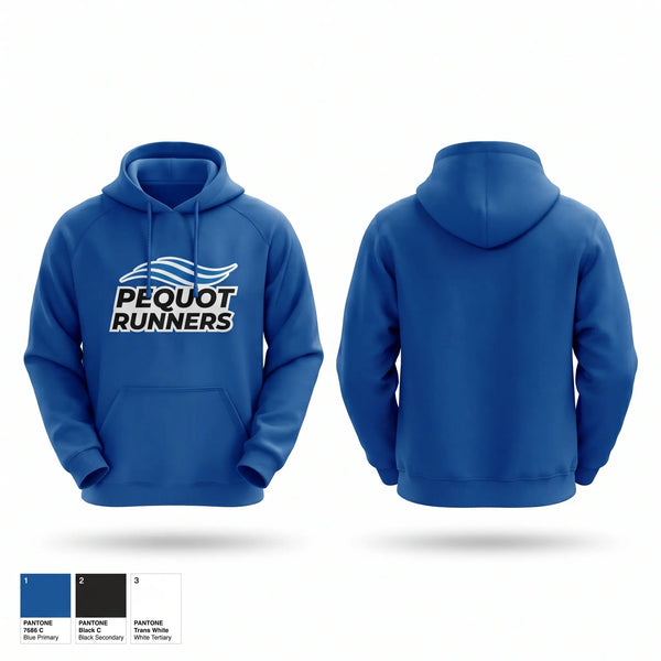 Hoodie, Pequot Running Club, Spirit Store, Teamtime, Team time, sublimation, custom sports apparel, team uniforms, spirit wear, spiritwear, sports uniforms, custom shirts, team store, custom team store, fundraiser sports, apparel fundraiser