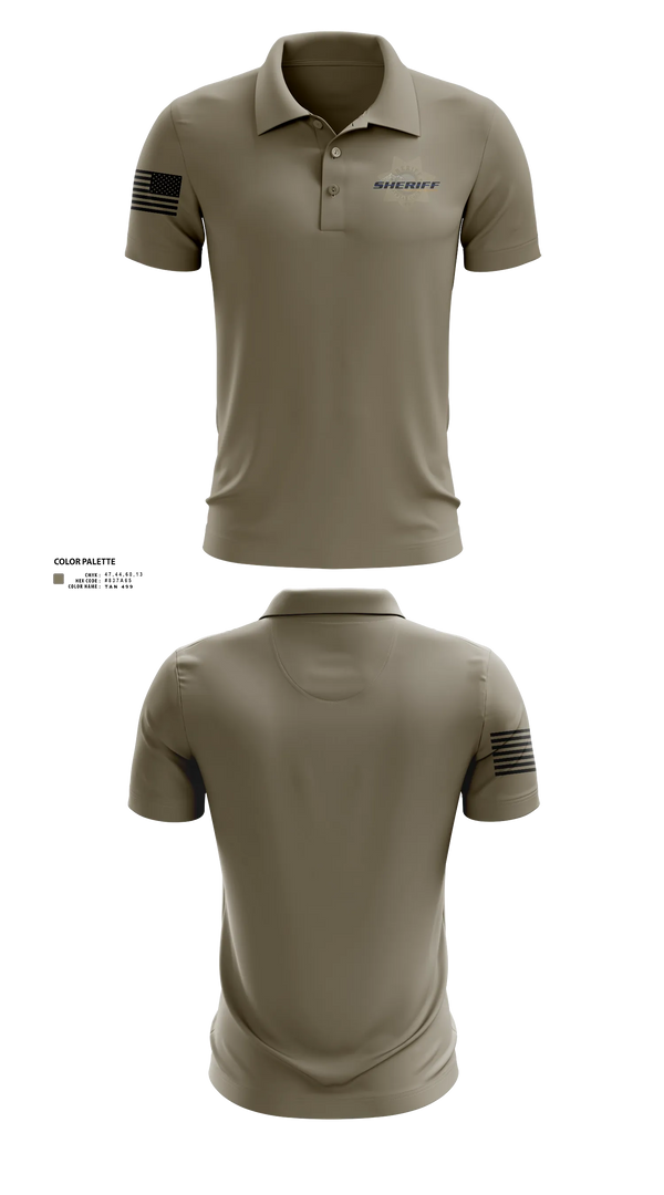 Short Sleeve Performance Polo, Flathead County Sheriff's Office, Police, Teamtime, Team time, sublimation, custom sports apparel, team uniforms, spirit wear, spiritwear, sports uniforms, custom shirts, team store, custom team store, fundraiser sports, apparel fundraiser