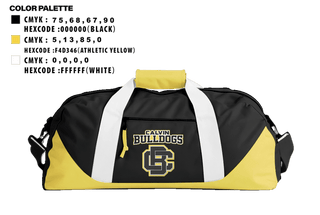 Duffle Bag, Calvin Bulldogs, Baseball, Teamtime, Team time, sublimation, custom sports apparel, team uniforms, spirit wear, spiritwear, sports uniforms, custom shirts, team store, custom team store, fundraiser sports, apparel fundraiser