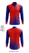 SBA Eagles Tennis 44818213 Quarter Zip Jacket - 1