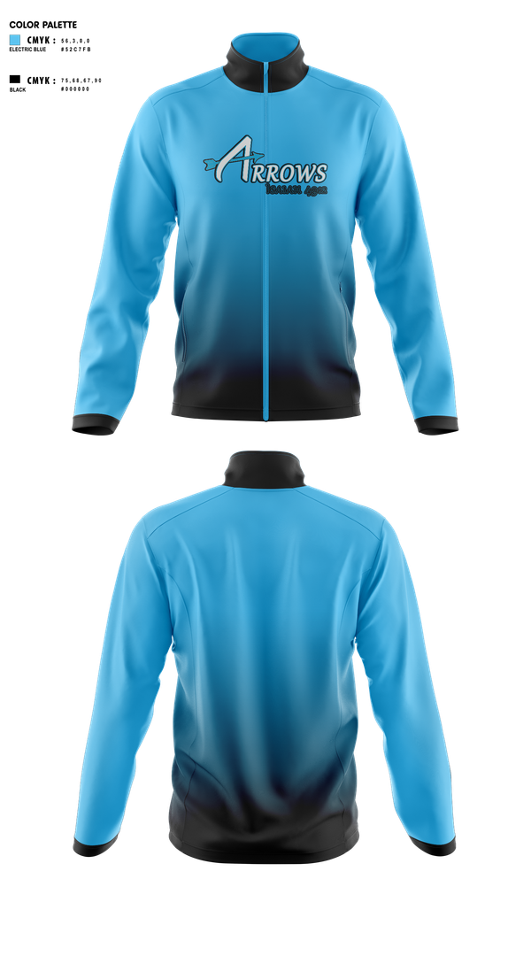 Fleece Jacket, Arrows, Softball, Teamtime, Team time, sublimation, custom sports apparel, team uniforms, spirit wear, spiritwear, sports uniforms, custom shirts, team store, custom team store, fundraiser sports, apparel fundraiser