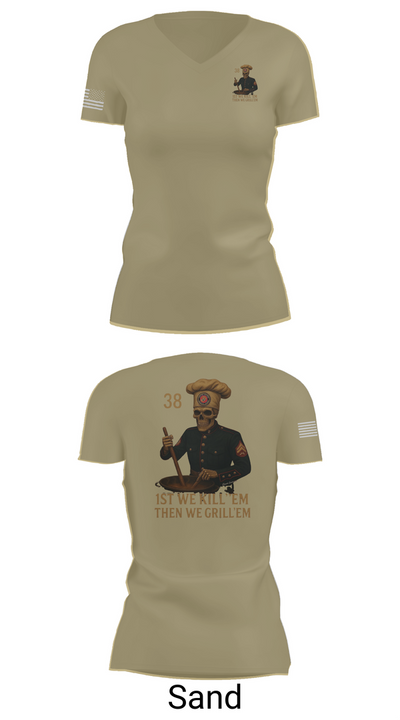 1/1 79965070 Women's Short Sleeve V-neck Shirt - 87