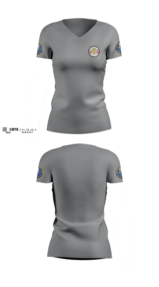 Womens Short Sleeve Vneck Shirt, Arkansas Supreme Court Police, Police, Teamtime, Team time, sublimation, custom sports apparel, team uniforms, spirit wear, spiritwear, sports uniforms, custom shirts, team store, custom team store, fundraiser sports, apparel fundraiser