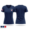 Greenville Fire Protection District Women's Short Sleeve V-neck Shirt - 1