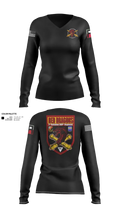 2-306th FAR 32661522 Women's Long Sleeve V-neck Shirt - 21
