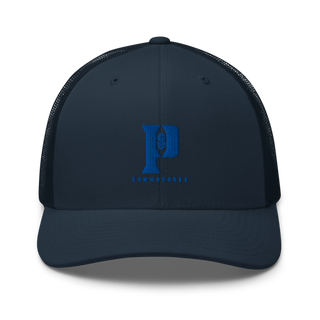 Perry High School Commodores Retro Trucker Hat | Yupoong 6606