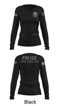 STREET CRIMES 66596550 Women's Long Sleeve V-neck Shirt - 35