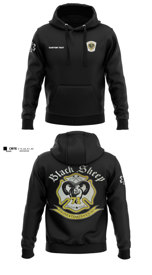 Hoodie, Sparta Fire/Rescue, Fire Department, Teamtime, Team time, sublimation, custom sports apparel, team uniforms, spirit wear, spiritwear, sports uniforms, custom shirts, team store, custom team store, fundraiser sports, apparel fundraiser