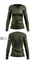 Rockville City Police 51185613 Women's Long Sleeve V-neck Shirt - 9