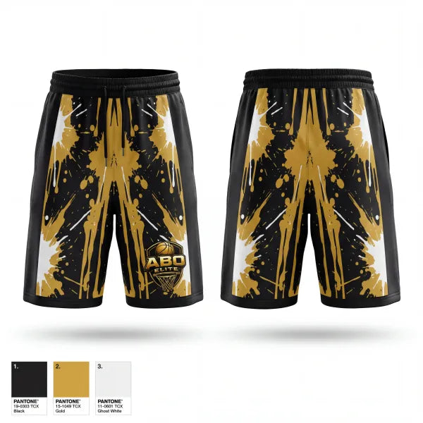 Athletic Shorts With Pockets, ABO Elite, Men's Basketball, Teamtime, Team time, sublimation, custom sports apparel, team uniforms, spirit wear, spiritwear, sports uniforms, custom shirts, team store, custom team store, fundraiser sports, apparel fundraiser