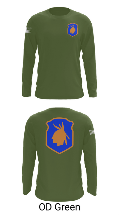 98th training div 48572159 Long Sleeve Performance Shirt 46