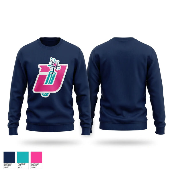 Crew Neck Sweatshirt, Dynamite, Softball, Teamtime, Team time, sublimation, custom sports apparel, team uniforms, spirit wear, spiritwear, sports uniforms, custom shirts, team store, custom team store, fundraiser sports, apparel fundraiser