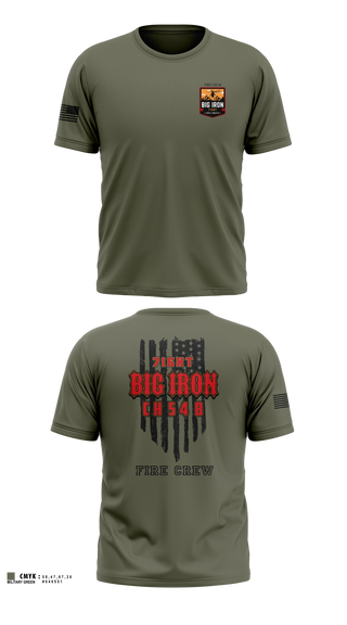 Old School Cotton Feel Shirt, Big Iron, Fire Department, Teamtime, Team time, sublimation, custom sports apparel, team uniforms, spirit wear, spiritwear, sports uniforms, custom shirts, team store, custom team store, fundraiser sports, apparel fundraiser