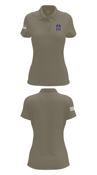 Womens Short Sleeve Performance Polo, 76th IBCT, , Teamtime, Team time, sublimation, custom sports apparel, team uniforms, spirit wear, spiritwear, sports uniforms, custom shirts, team store, custom team store, fundraiser sports, apparel fundraiser