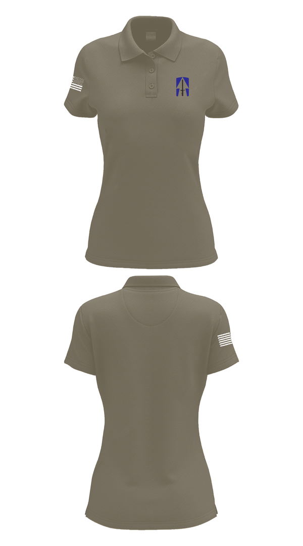 Womens Short Sleeve Performance Polo, 76th IBCT, , Teamtime, Team time, sublimation, custom sports apparel, team uniforms, spirit wear, spiritwear, sports uniforms, custom shirts, team store, custom team store, fundraiser sports, apparel fundraiser