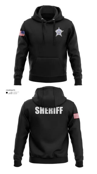 Hoodie, Bedford County Sheriff Office, Police, Teamtime, Team time, sublimation, custom sports apparel, team uniforms, spirit wear, spiritwear, sports uniforms, custom shirts, team store, custom team store, fundraiser sports, apparel fundraiser