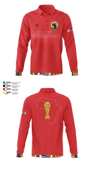 GHANSU W.C. 2026 Long Sleeve Performance Polo - 6