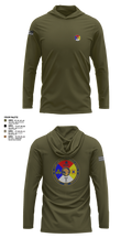 CLDJ N37 93741112 Long Sleeve Performance Shirt with hood - 2