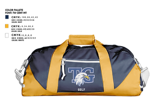 Duffle Bag, Totino-Grace Golf, Golf, Teamtime, Team time, sublimation, custom sports apparel, team uniforms, spirit wear, spiritwear, sports uniforms, custom shirts, team store, custom team store, fundraiser sports, apparel fundraiser