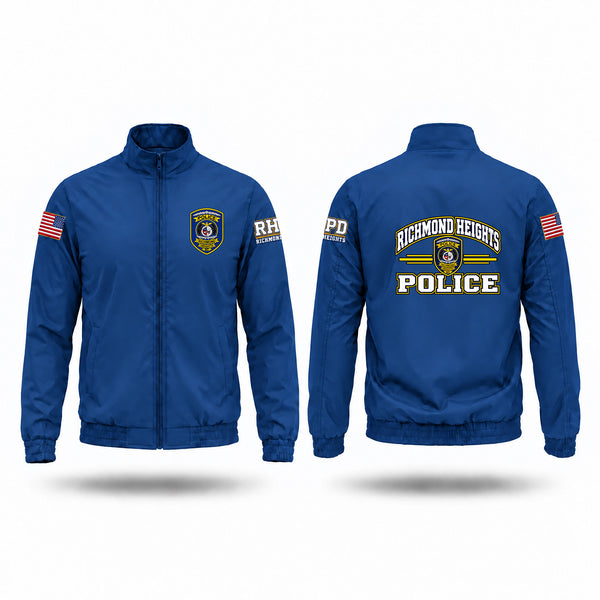 Windbreaker, Richmond Heights Police Department, Police, Teamtime, Team time, sublimation, custom sports apparel, team uniforms, spirit wear, spiritwear, sports uniforms, custom shirts, team store, custom team store, fundraiser sports, apparel fundraiser