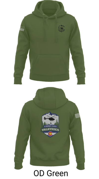 D Co 3-140th AVN 89038545 Hoodie - 55