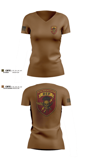 Womens Short Sleeve Vneck Shirt, 3D Force Recon REP, Marines, Teamtime, Team time, sublimation, custom sports apparel, team uniforms, spirit wear, spiritwear, sports uniforms, custom shirts, team store, custom team store, fundraiser sports, apparel fundraiser