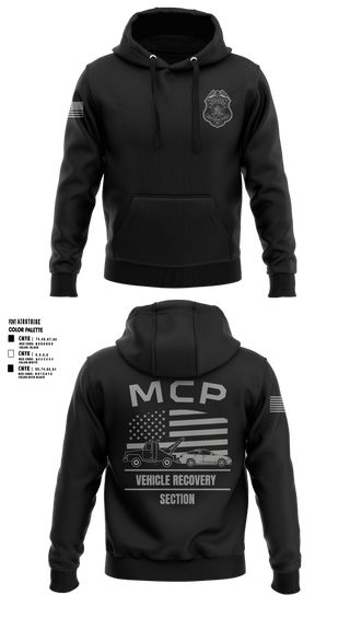 Hoodie, Vehicle Recovery Section, Police, Teamtime, Team time, sublimation, custom sports apparel, team uniforms, spirit wear, spiritwear, sports uniforms, custom shirts, team store, custom team store, fundraiser sports, apparel fundraiser