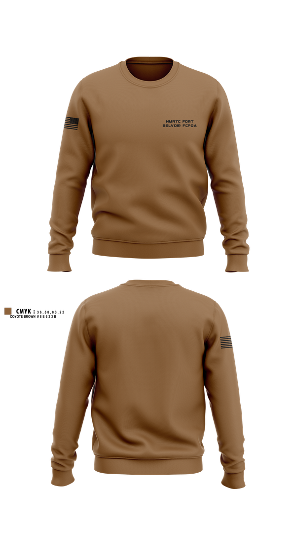 Crew Neck Sweatshirt, NMRTC FORT BELVOIR FCPOA, , Teamtime, Team time, sublimation, custom sports apparel, team uniforms, spirit wear, spiritwear, sports uniforms, custom shirts, team store, custom team store, fundraiser sports, apparel fundraiser