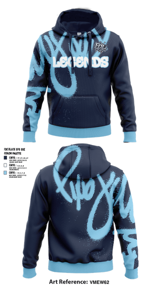 Hoodie, Fort Dodge Legends, Baseball, Teamtime, Team time, sublimation, custom sports apparel, team uniforms, spirit wear, spiritwear, sports uniforms, custom shirts, team store, custom team store, fundraiser sports, apparel fundraiser