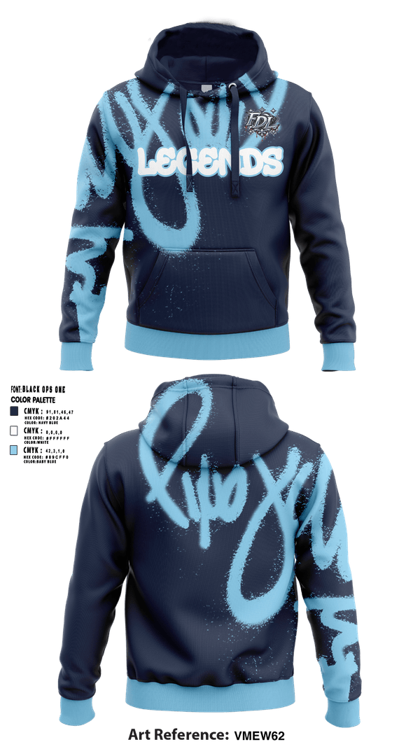 Hoodie, Fort Dodge Legends, Baseball, Teamtime, Team time, sublimation, custom sports apparel, team uniforms, spirit wear, spiritwear, sports uniforms, custom shirts, team store, custom team store, fundraiser sports, apparel fundraiser