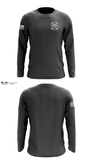 Long Sleeve Performance Shirt, JPD PBA, Police, Teamtime, Team time, sublimation, custom sports apparel, team uniforms, spirit wear, spiritwear, sports uniforms, custom shirts, team store, custom team store, fundraiser sports, apparel fundraiser