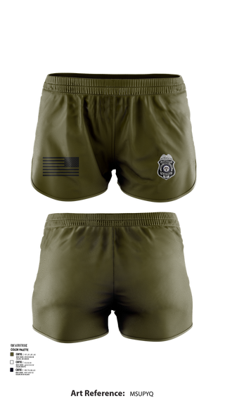 Ranger Panties, MDWFP K9, , Teamtime, Team time, sublimation, custom sports apparel, team uniforms, spirit wear, spiritwear, sports uniforms, custom shirts, team store, custom team store, fundraiser sports, apparel fundraiser