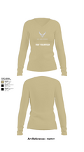 USAF Volunteer 95429734 Women's Long Sleeve V-neck Shirt - 82