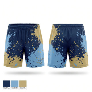 Athletic Shorts With Pockets, Benjamin Franklin High School- Chargers, Cheer, Teamtime, Team time, sublimation, custom sports apparel, team uniforms, spirit wear, spiritwear, sports uniforms, custom shirts, team store, custom team store, fundraiser sports, apparel fundraiser