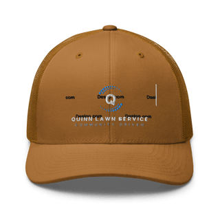 Quinn lawn care 50942493 Retro Trucker Hat | Yupoong 6606