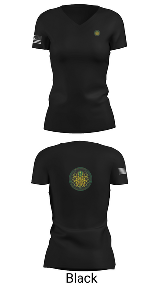 Womens Short Sleeve Vneck Shirt, 377th MP CO, , Teamtime, Team time, sublimation, custom sports apparel, team uniforms, spirit wear, spiritwear, sports uniforms, custom shirts, team store, custom team store, fundraiser sports, apparel fundraiser