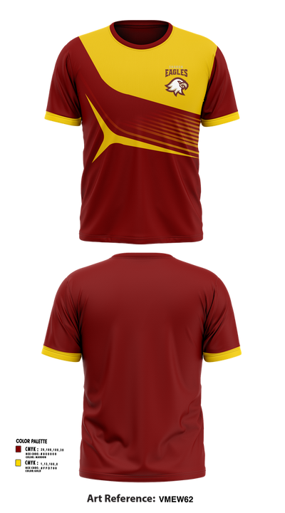 Sharon Eagles Cross Country 36520134 Short Sleeve Performance Shirt - 1