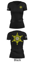 St Clair County Sheriff 33050260 Women's Short Sleeve V-neck Shirt - 24