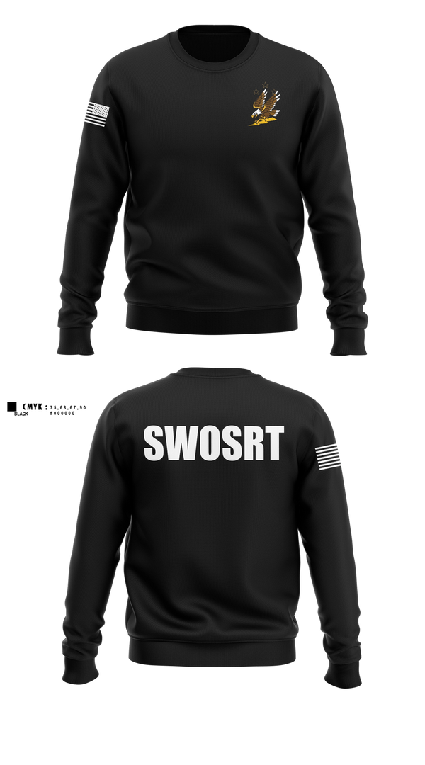 Crew Neck Sweatshirt, Southwest Oakland Special Response Team, Police, Teamtime, Team time, sublimation, custom sports apparel, team uniforms, spirit wear, spiritwear, sports uniforms, custom shirts, team store, custom team store, fundraiser sports, apparel fundraiser