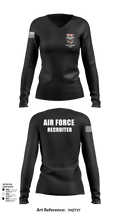 336 RCS F Flight 15570054 Women's Long Sleeve V-neck Shirt - 103