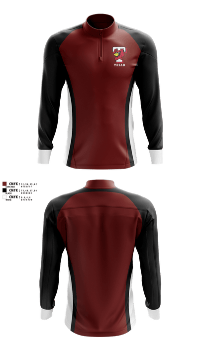 Triad 92709844 Quarter Zip Jacket - 1