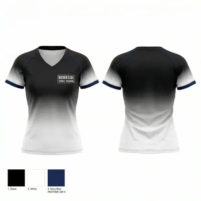 Brookside Tennis Training 62894675 Women's Short Sleeve V-neck Shirt - 1
